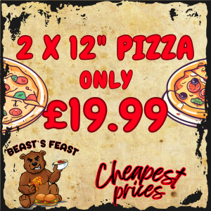 2 x 12" Pizza deal