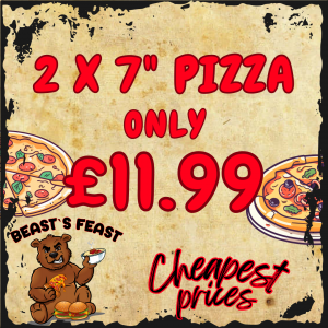 2 X 7" Pizza Deal